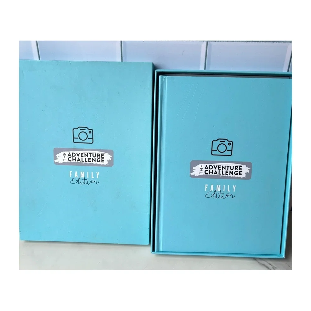 The Adventure Challenge Family Edition Scratch Off‎ Activity Book with Slipcase
